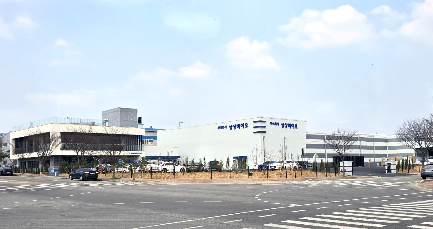 Sangsang Bio manufacturing facility in Dangjin, Korea